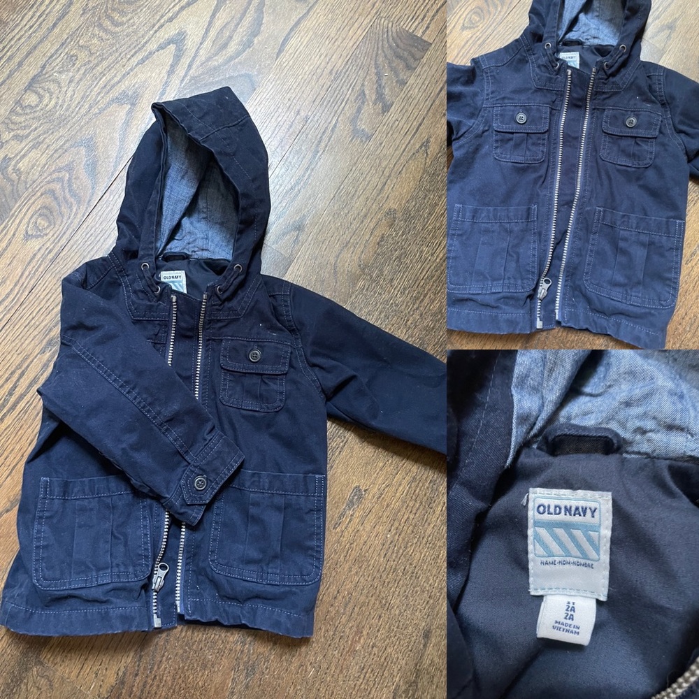 Old navy toddler boys 2T utility jacket